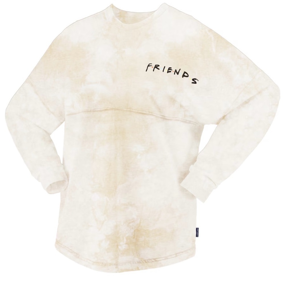 Spirit Jersey Friend’s Unisex Central Perk Tea Stain Long Sleeve - Cream Sz L - Picture 3 of 9